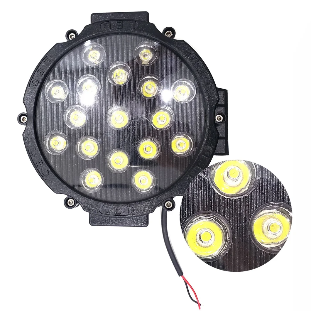 12V Strobe Light Auto Parts Car Cbl-W-G33-17LED LED Headlight Lamp Light LED Work Light