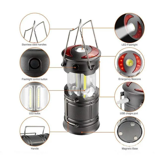 Super Brightness Multi-Function Rechargeable Lamp LED Camping Lantern LED Light Portable