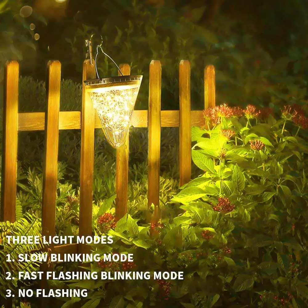 Solar Garden Light, Solar Powered Hanging Lantern