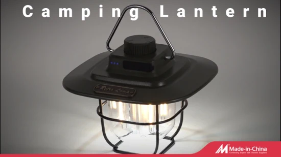 Yichen перезаряжаемый светодиодный ретро-фонарь с регулируемой яркостью для кемпинга