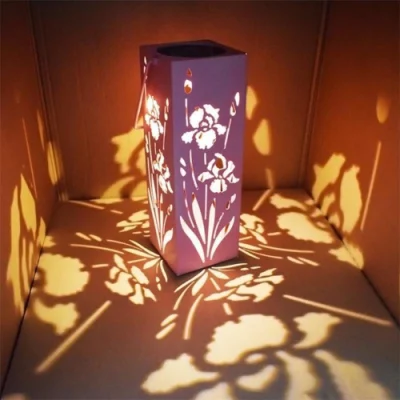 Водонепроницаемый солнечный подвесной светильник с бабочками и цветами, уличный солнечный садовый фонарь для двора, ландшафта, украшения двора, Bl21227